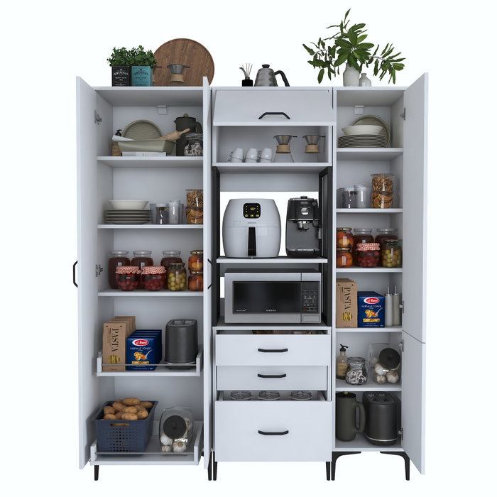 Hanah Home Gabinete Multipropósito Blanco JE144 - 3114 Hanah Home Gabinete Multipropósito Blanco JE144 - 3114